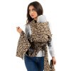 Ergonomické nosítko Fidella Fusion FlyClick Baby size Leopard Gold