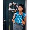 Ergonomické nosítko Lenka Mini Fruits Blue klasické popruhy + chrániče ramenních popruhů (6)