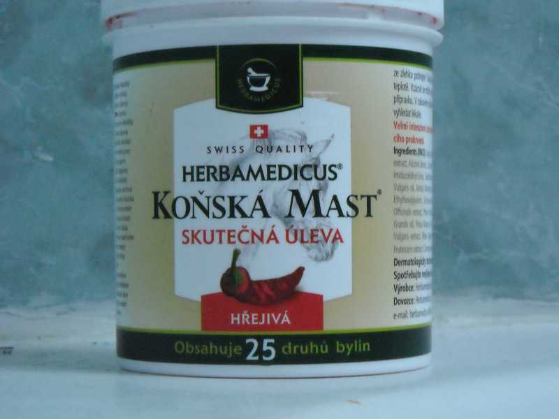 Koňská mast hřejivá 250 ml