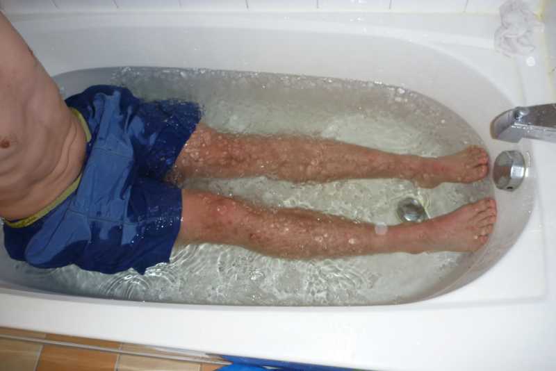 Regenerační koupele ve studené, ledové vodě.... 