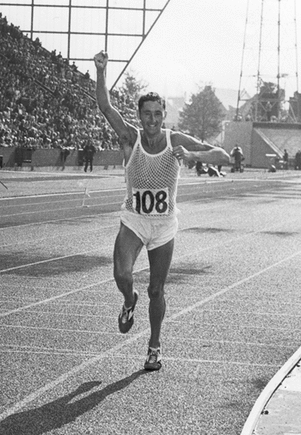 RON HILL WINS MARATHON 