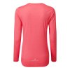 RH 005179 Rh 00674 HotPinkMarl Chambray Womens Tech LS Tee Back