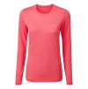 RH 005179 Rh 00674 HotPinkMarl Chambray Womens Tech LS Tee Front