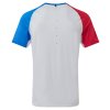 RH 005432 Rh 00716 BrWht Azurite RacRed Mens Tech Revive S S Tee Back