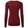RH 005789 Wmns Core LS Tee Rh 00764 CabernetDune Back
