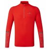 RH 005784 Mens Life Night Runner 1 2 Zip Tee Rh 00806 FlamePewterReflect Front