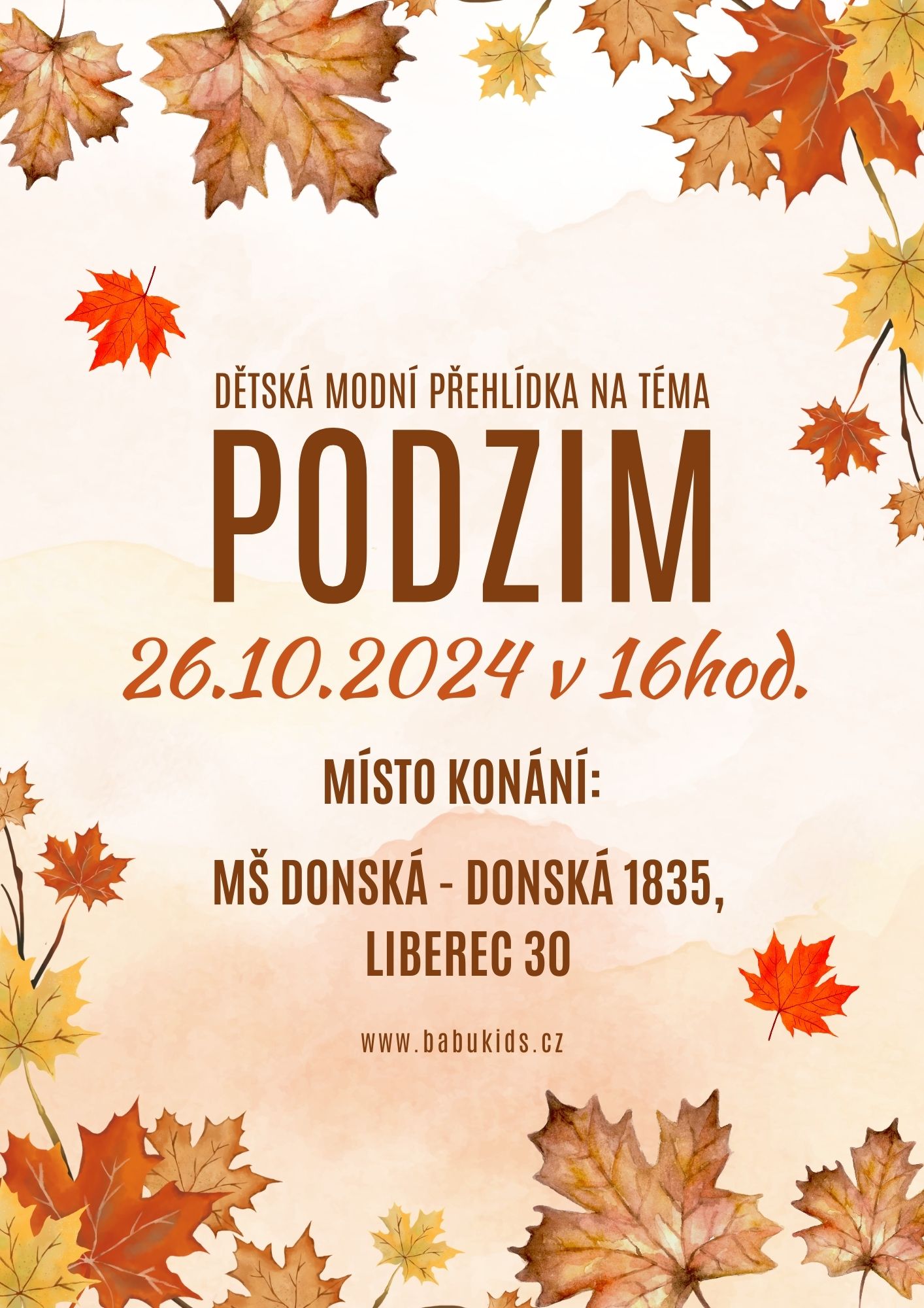 Dětská módní přehlídka