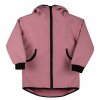 Dívčí softshellová bunda mauve