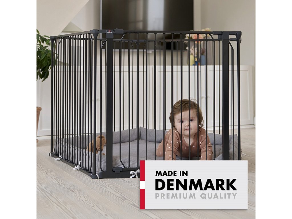 31639 2 501513 univerzalni ohradka babydan carl pentagon playpen cerna pro deti pejsky stenata a kotata