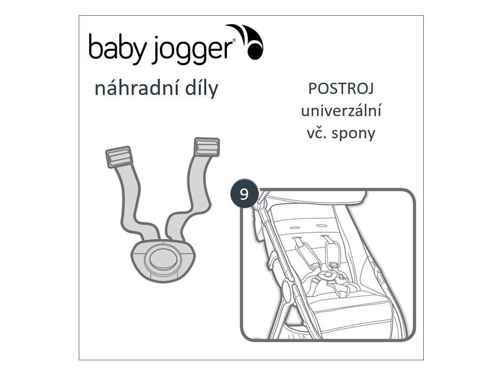 BabyJogger POSTROJ univerzální vč. spony