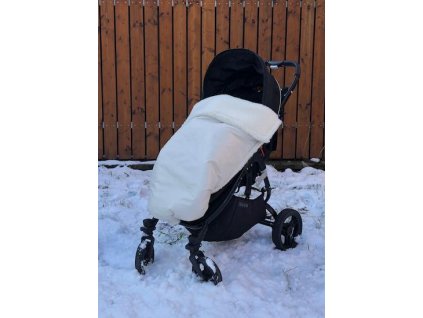 Krémová zimní deka merino nepadací