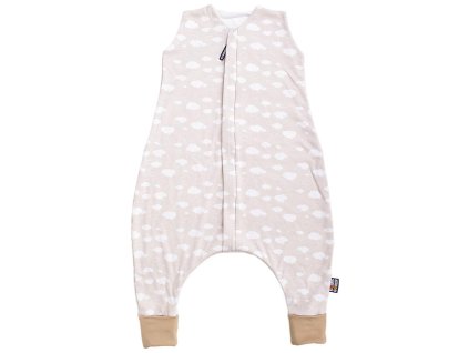 5832 spaci pytel s nohavicemi bezovy s oblacky 1