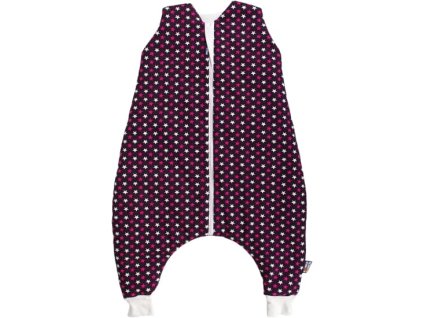 6664 183 spaci pytel s nozickami 70 cm hvezdicky na fialove