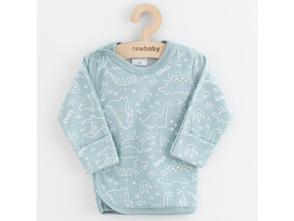 Kojenecká košilka New Baby Classic II dino mátový 68 (4-6m)