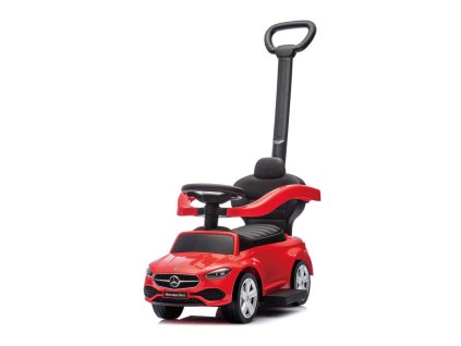 Odrážedlo s vodící tyčí MERCEDES C-Class Deluxe Milly Mally Red