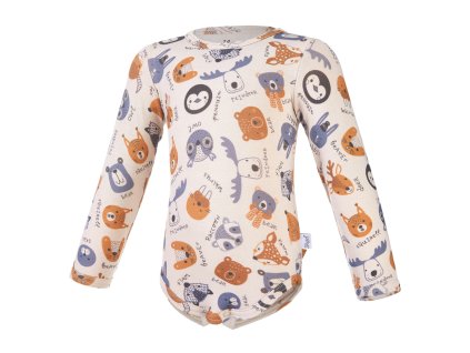 47681 body tricko smyk tisk outlast latte barevna zviratka