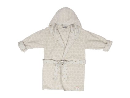 22545 3 detsky frote zupanek s kapuci bebe jou fabulous wish grey