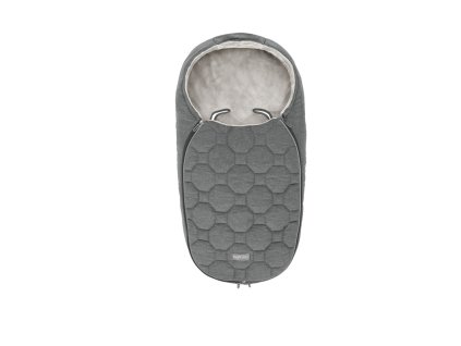 24288 zimni fusak do hluboke vanicka a autosedacky sedy newborn wintermuf blakc vodeodolny zcela rozeviraci a099p2stg