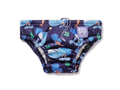 30073 modre kojenecke plavky bambino mio squeak 6 12 mesicu modre