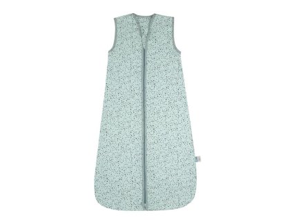16724 1 spaci vak bebejou v neutralni zelene 70cm od narozeni na zip uprostred