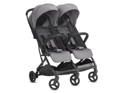 30007 sedy sportovni kocarek pro dvojcata twin grey