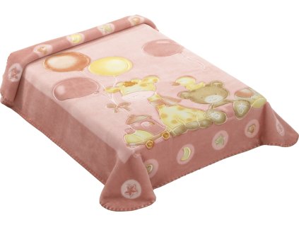 3464 2 deka pro miminko 546 ruzova 80 x 110 cm