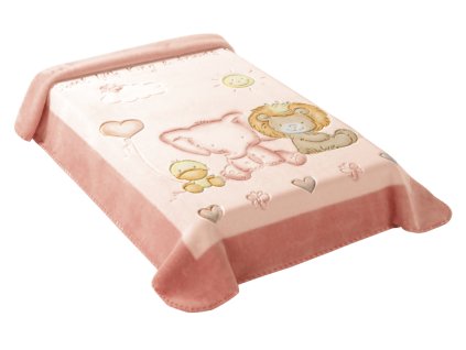 3470 2 deka pro miminko 547 ruzova 80 x 110 cm