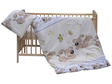 3691 1 povleceni do postylky 2dilne scarlett japy bezova 90 x 120 cm