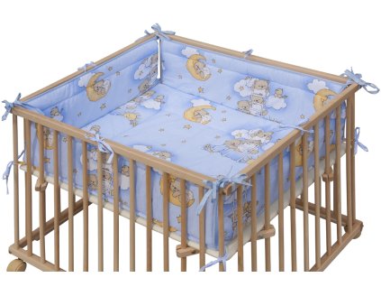 4836 2 matrace mracek do ohradky honzik a tofa modra 98 x 78 cm