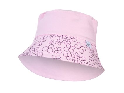 48558 klobouk tenky tisk outlast ruzova baby ruzova baby kyticky