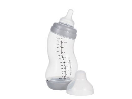 20444 6 kojenecka s lahvicka difrax siroka antikolikova stribrna 310 ml