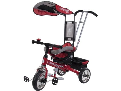 Tříkolka se stříškou LUXUS XG18819G (Barva červená)