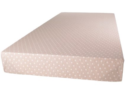 7840 prosteradlo tencel bezove puntiky 1