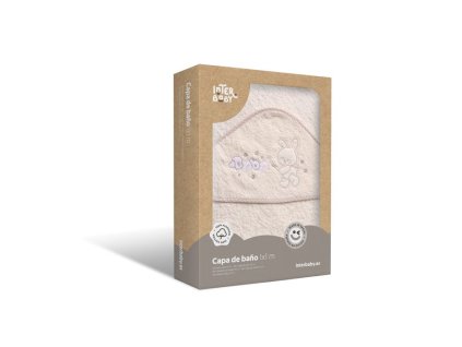 INTERBABY | Osuška froté KRÁLÍČEK BEBE - KRÉMOVÁ