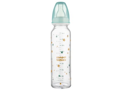 canpol babies lahev sklenena s uzkym hrdlem toys 240ml