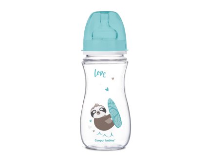 canpol babies lahev se sirokym hrdlem exotic animals 300 ml
