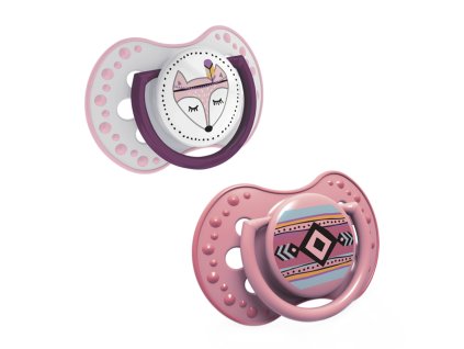 lovi dudlik silikonovy dynamicky indian summer 6 18m 2ks holka