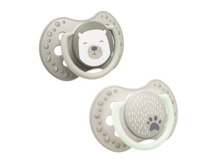 lovi dudlik silikonovy dynamicky buddy bear 6 18m 2ks