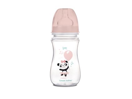 canpol babies lahev se sirokym hrdlem exotic animals 240 ml