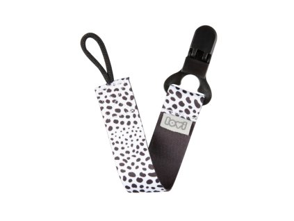 lovi stuzka na dudlik s klipem saltpepper