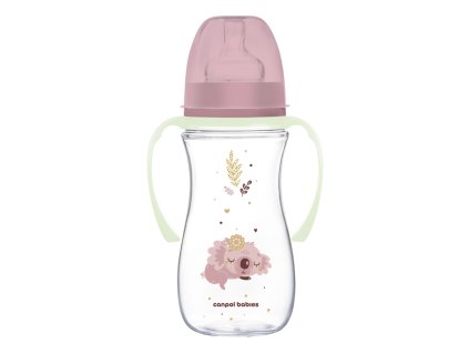 canpol babies antikolikova lahev easystart sleepy koala 300ml ruzova