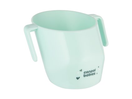 Canpol babies Hrneček tréninkový SMART 180 ml 12m+ tyrkysový