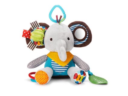 SKIP HOP Hračka aktivní na C kroužku Bandana Buddies Sloník 0m+