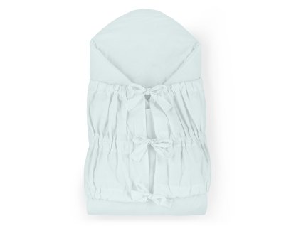 PETITE&MARS Zavinovačka šněrovací Nurse s pevnou kokosovou vložkou Baby Blue 75x75 cm