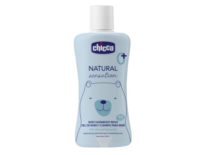 CHICCO Šampon na vlasy a tělo Natural Sensation s aloe a heřmánkem 200ml, 0m+