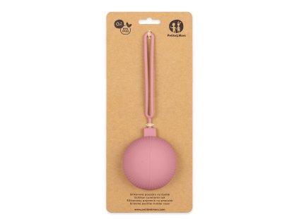 PETITE&MARS Pouzdro silikonové na dudlík Dusty Rose 0m+