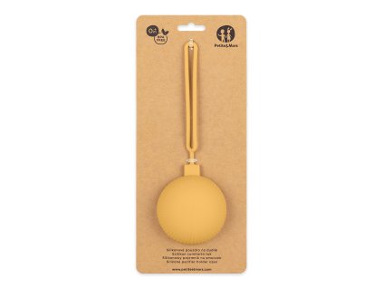PETITE&MARS Pouzdro silikonové na dudlík Intense Ochre 0m+