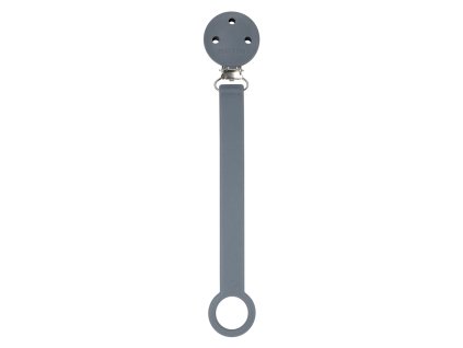 NATTOU Klip na dudlík silikon dark grey