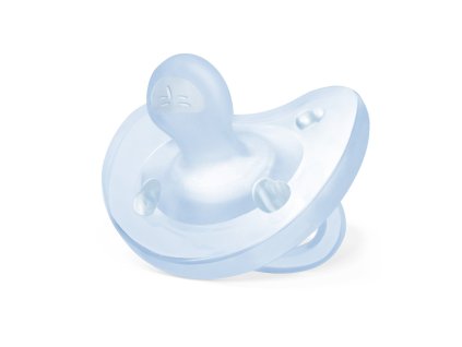 CHICCO Dudlík Physio celosilikonový 0-6m kluk 1 ks