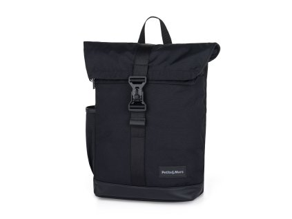 PETITE&MARS Batoh přebalovací na kočárek Jackob Absolute Black